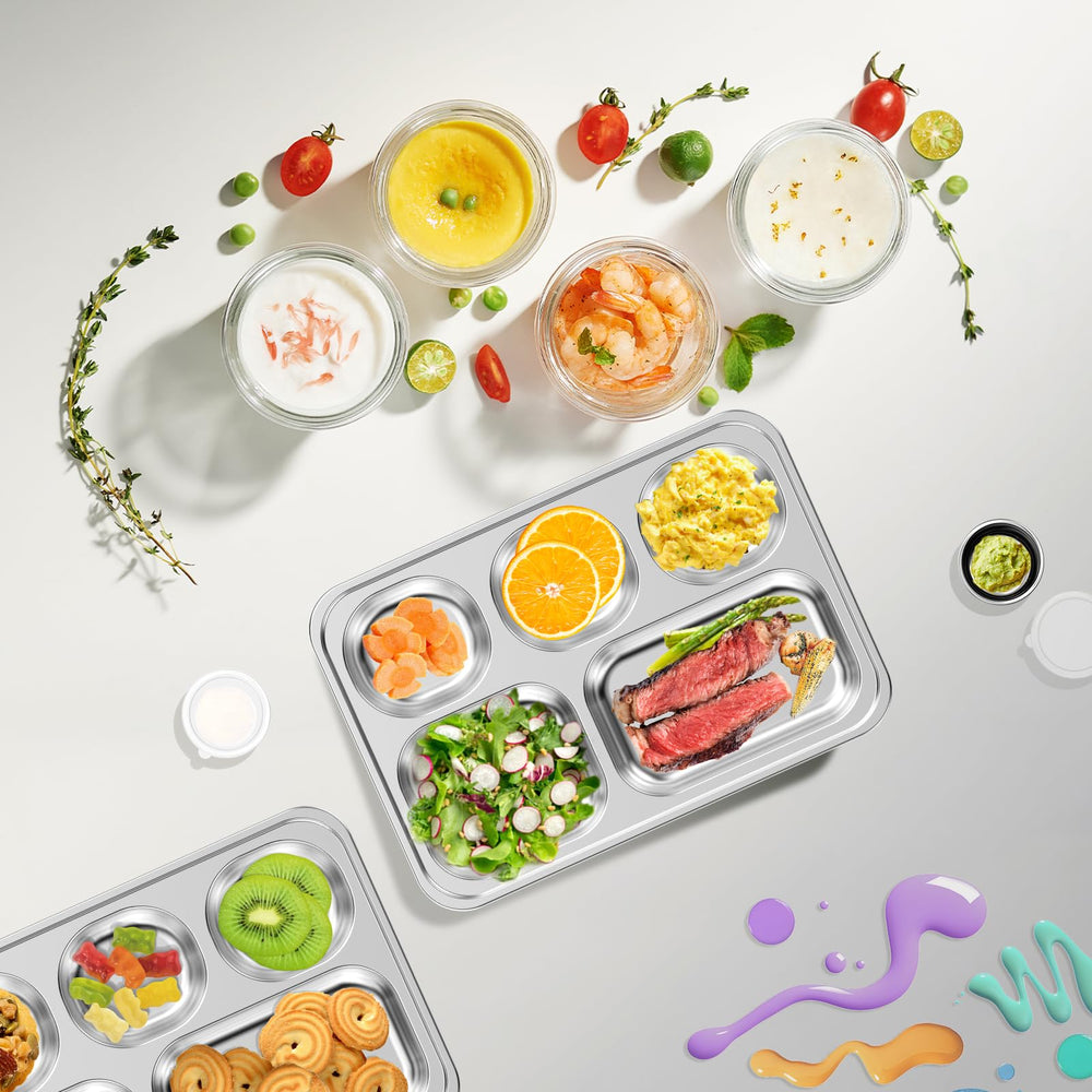 Bakpoco four-pack provides durable, non-toxic plates for busy families.