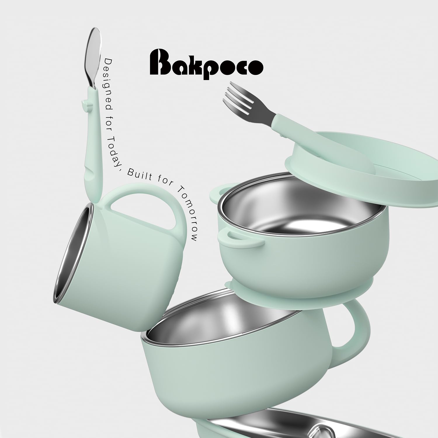 Bakpoco spill-proof design reduces mess during breakfast