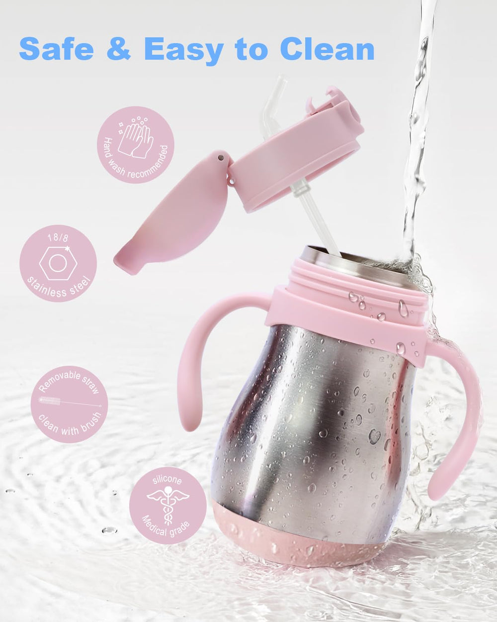 100% leakproof when closed for daycare and travel effectiveness