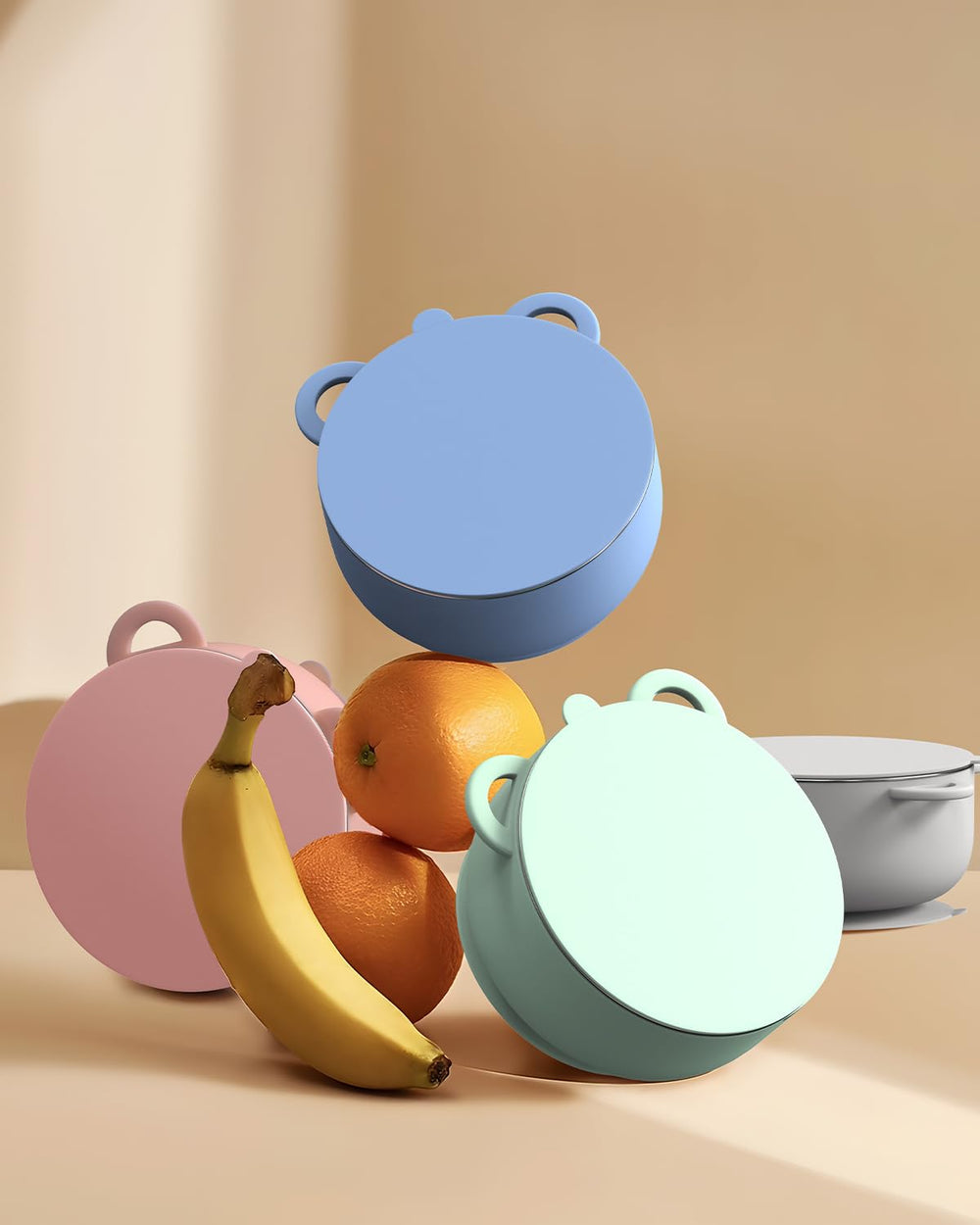 Durable, safe bowls sized for little hands and growing independence.