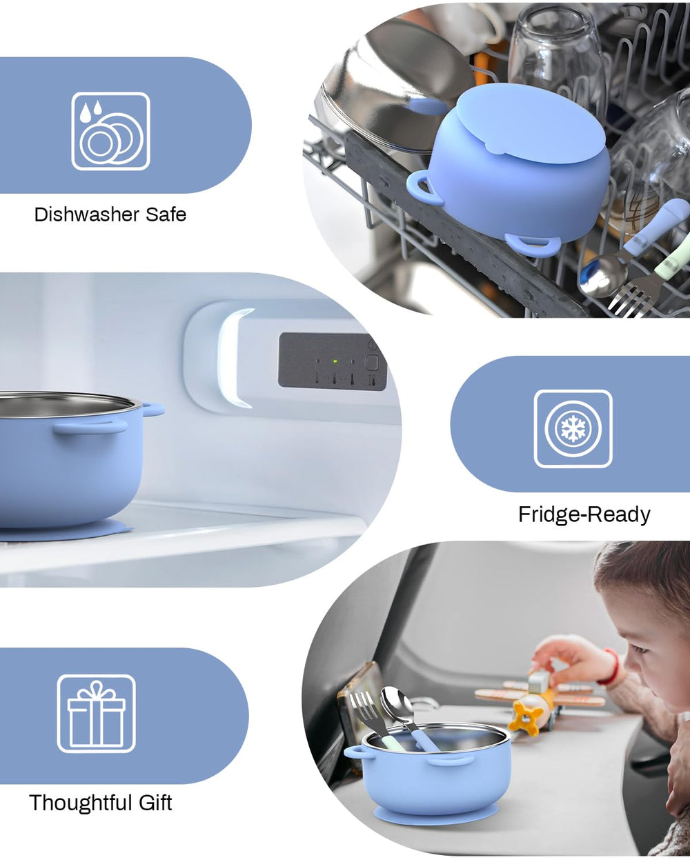 Bakpoco silicone suction base provides secure attachment.