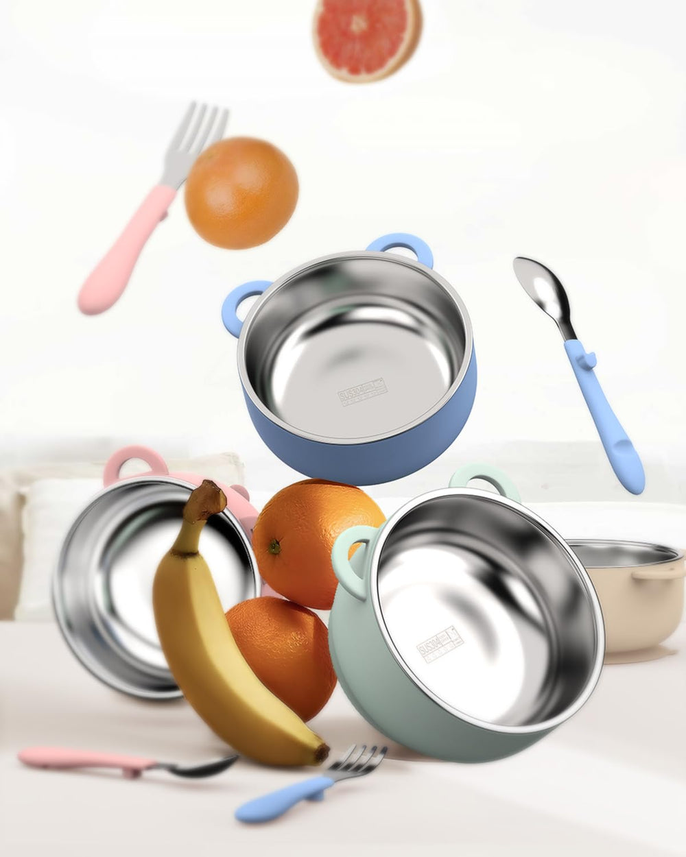 Bakpoco bowls resist stains and odors for everyday reuse