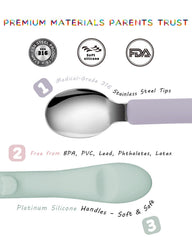 Bakpoco stainless steel forks and spoons deliver durability for daily meals.