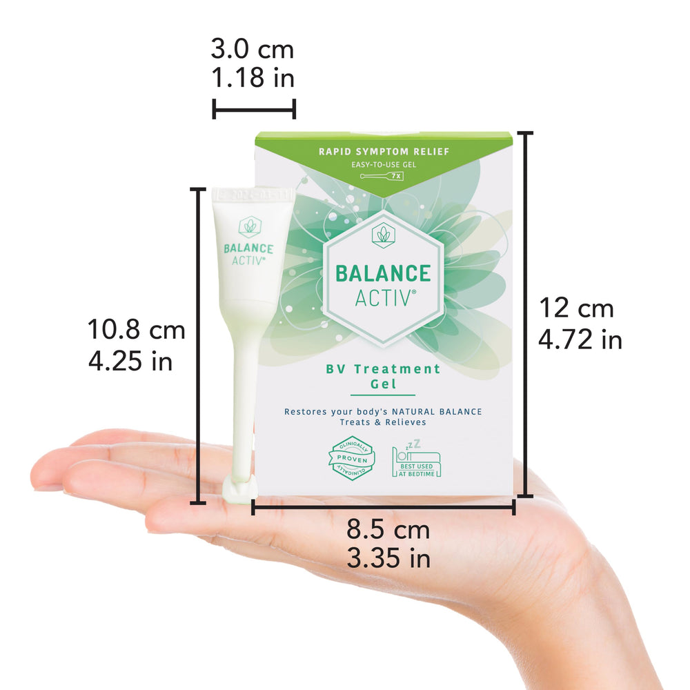Healthy lactobacilli balance illustrated with Balance Activ BV Gel.