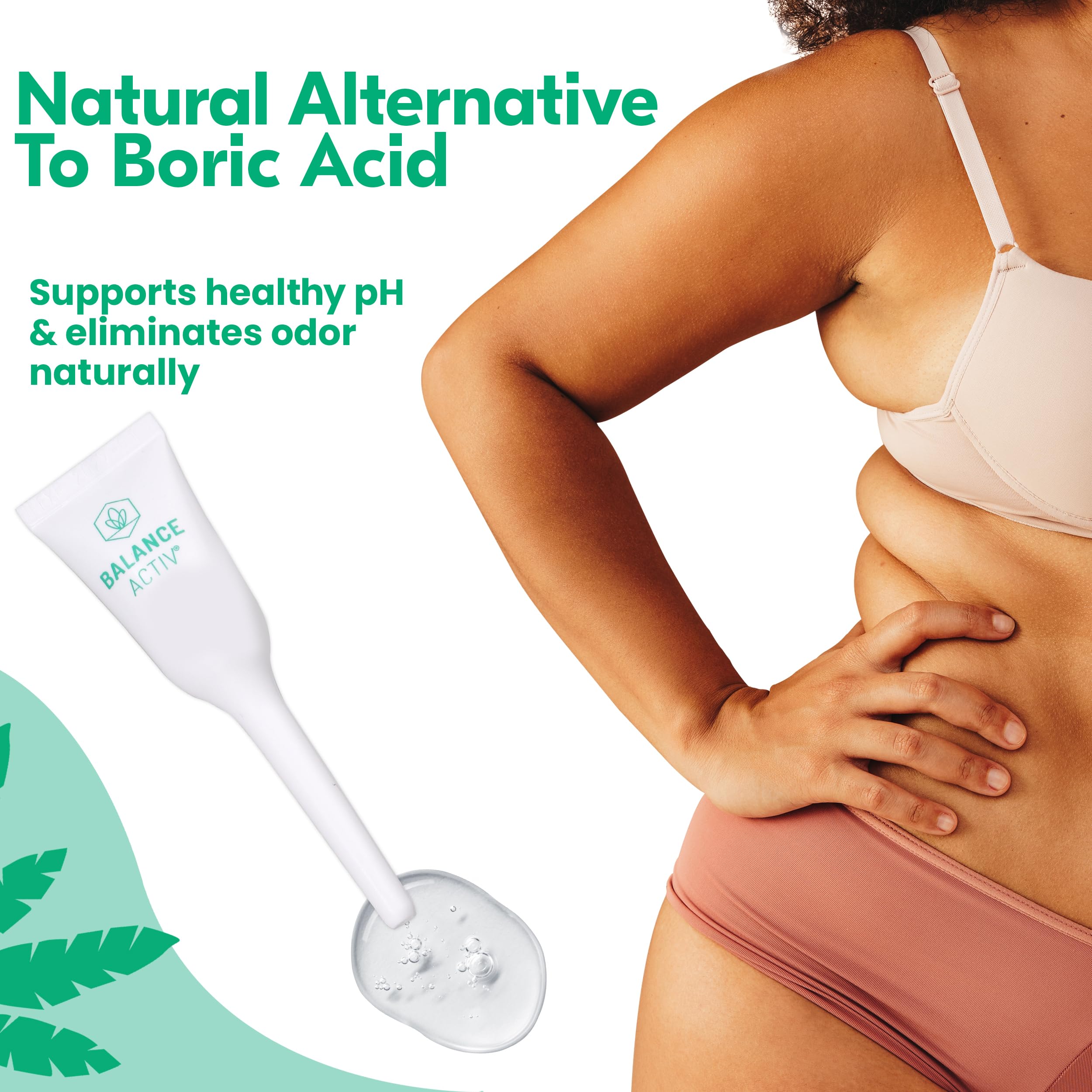 Balance Activ Odor Relief apply-tube shows convenient usage at home.
