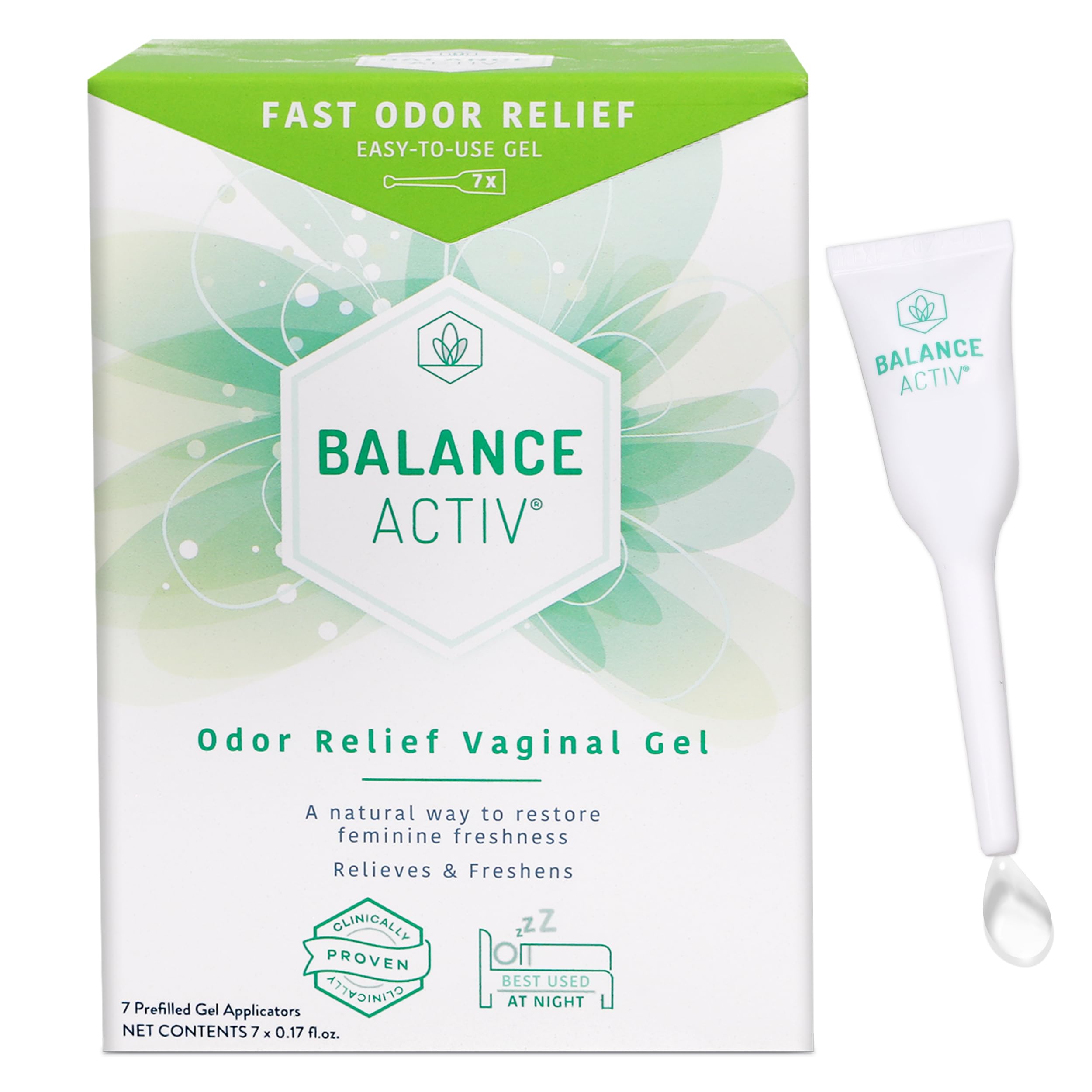 Balance Activ Odor Relief in-use scene suggests a quick freshness boost.