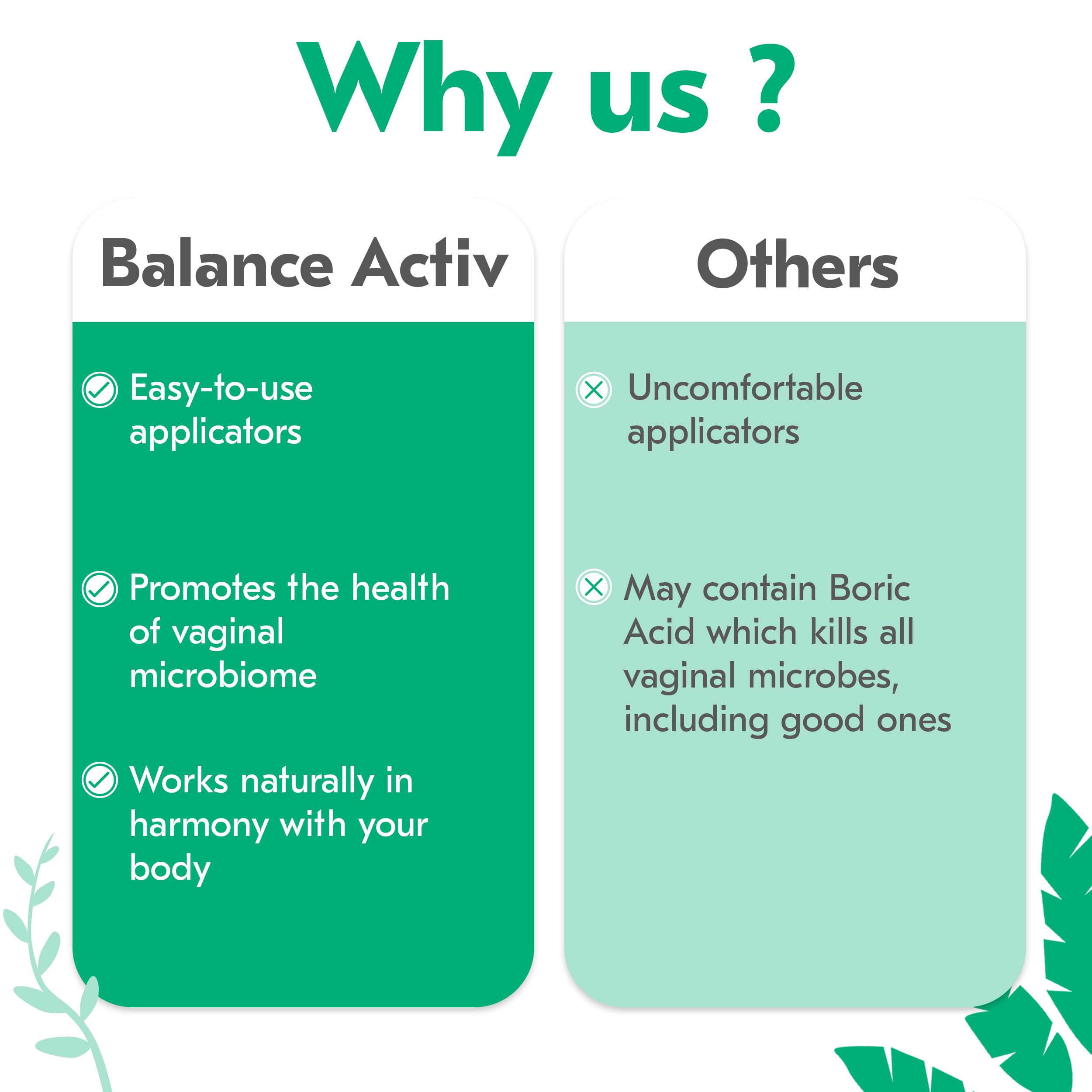 Balance Activ Odor Relief leaflet provides usage notes and guidance.