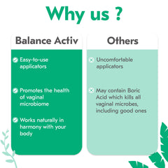 Balance Activ Odor Relief leaflet provides usage notes and guidance.