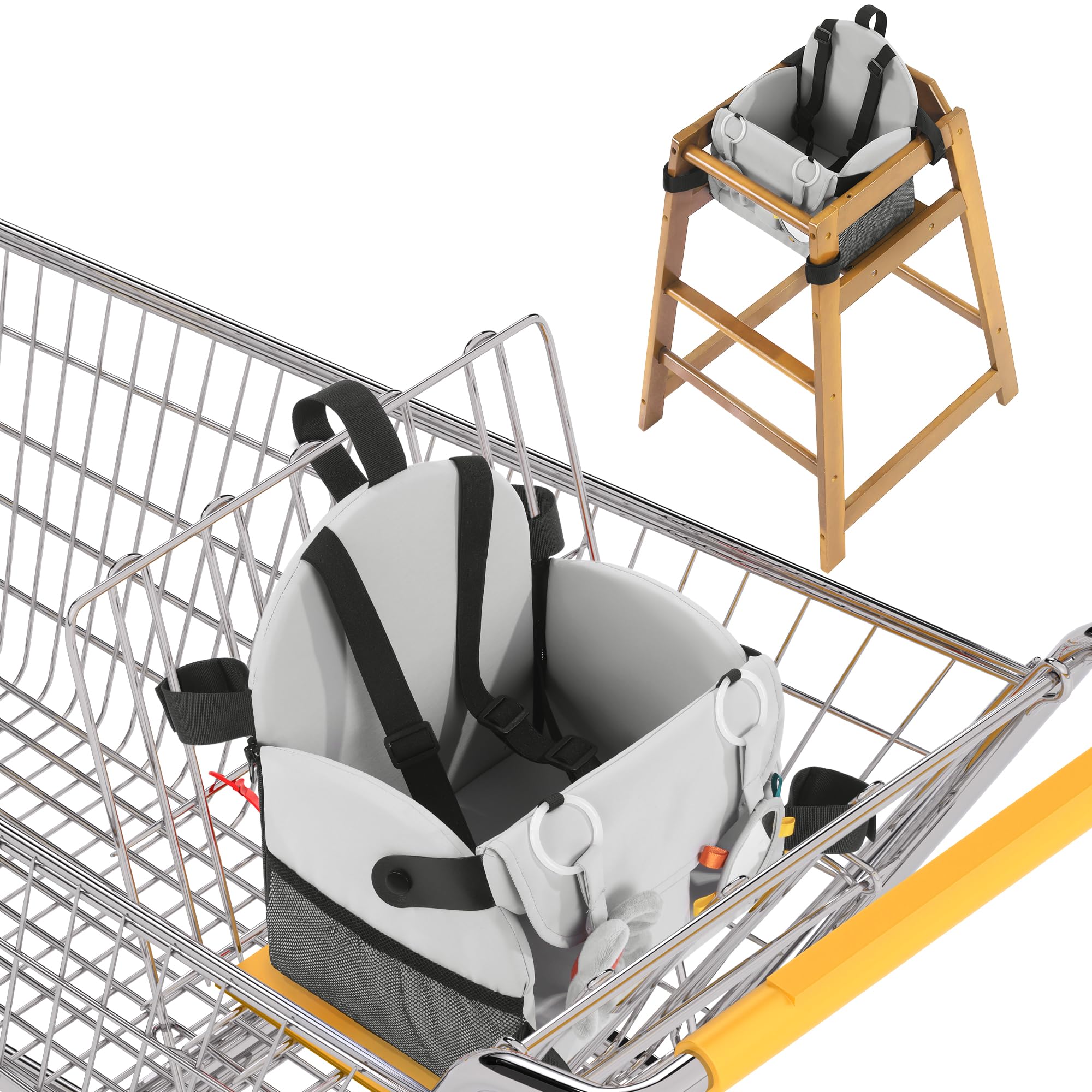 BALAPET cart cover with sensory toys for on-the-go engagement.