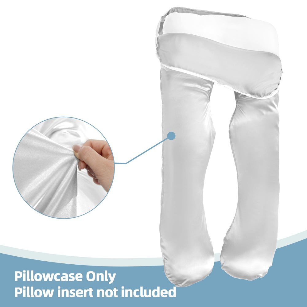 BALAPET U-shape maternity pillowcase showing soft-touch fabric for comfort