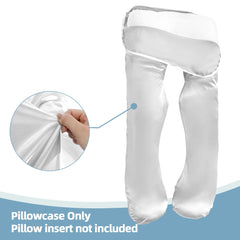 BALAPET U-shape maternity pillowcase showing soft-touch fabric for comfort