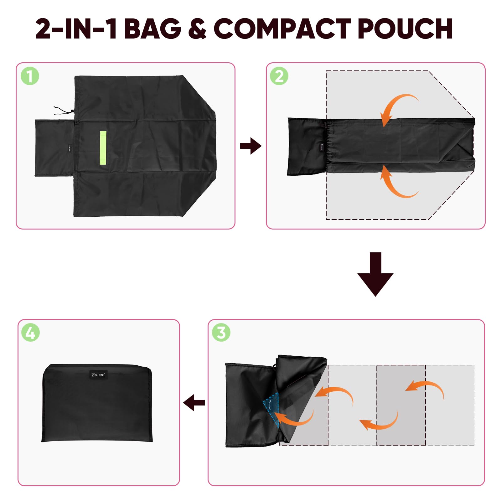 BALEINE car seat bag is versatile for vacations and road trips.