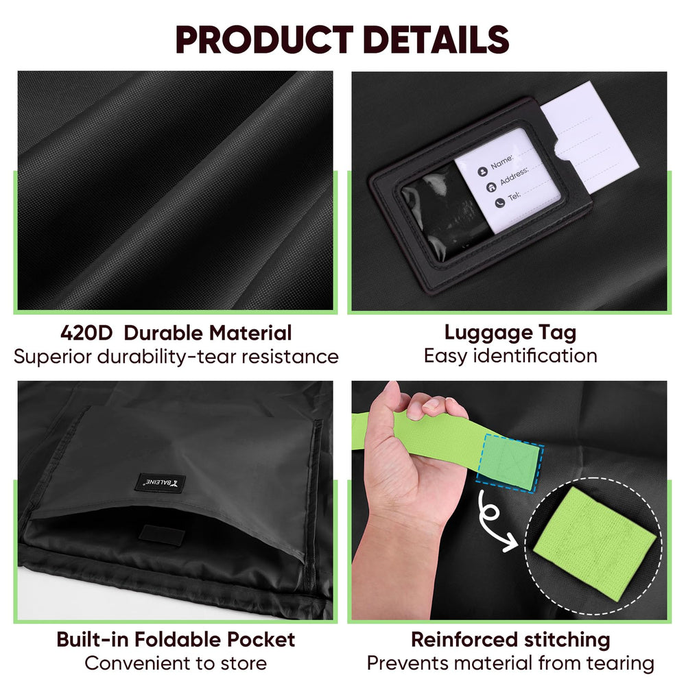 BALEINE bag with water-resistant fabric keeps dirt and moisture away.