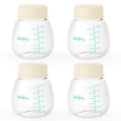 BALIME 6oz milk storage bottle with pump compatibility for easy pumping.