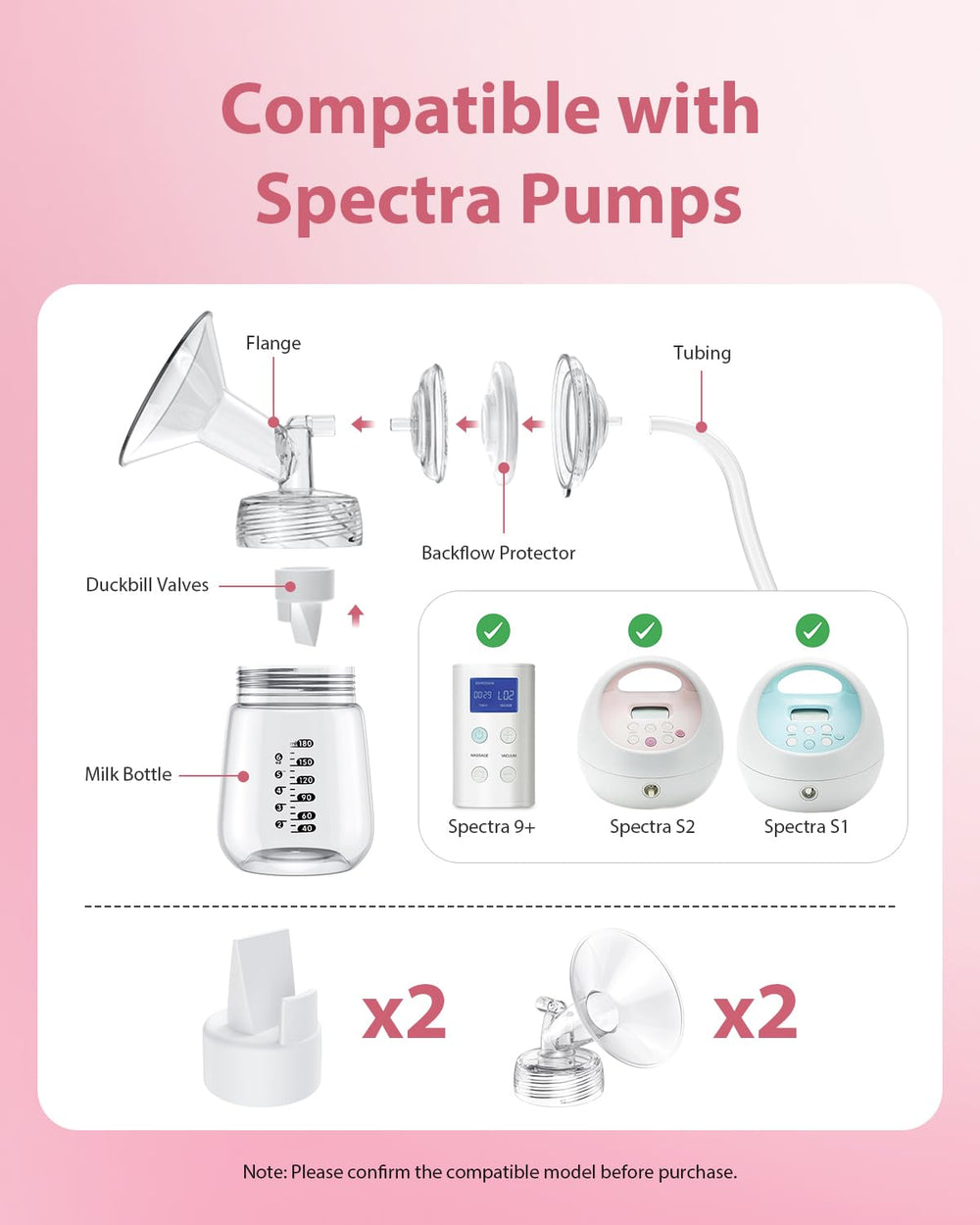 BALIME compatible pump parts pack designed for Spectra models.