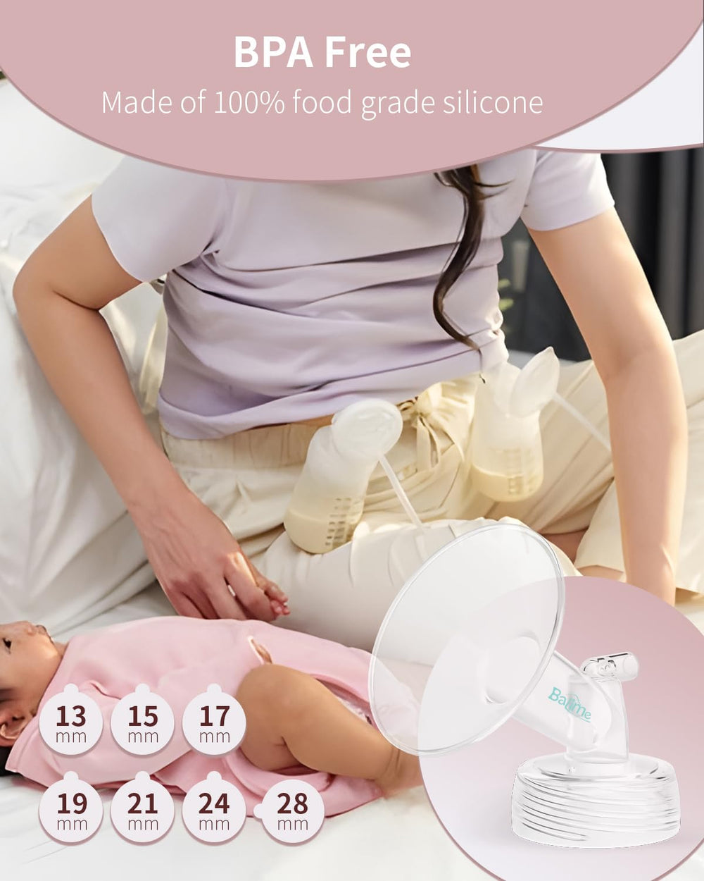 BALIME travel-moms-use-pack ready for on-the-go pumping and busy schedules.