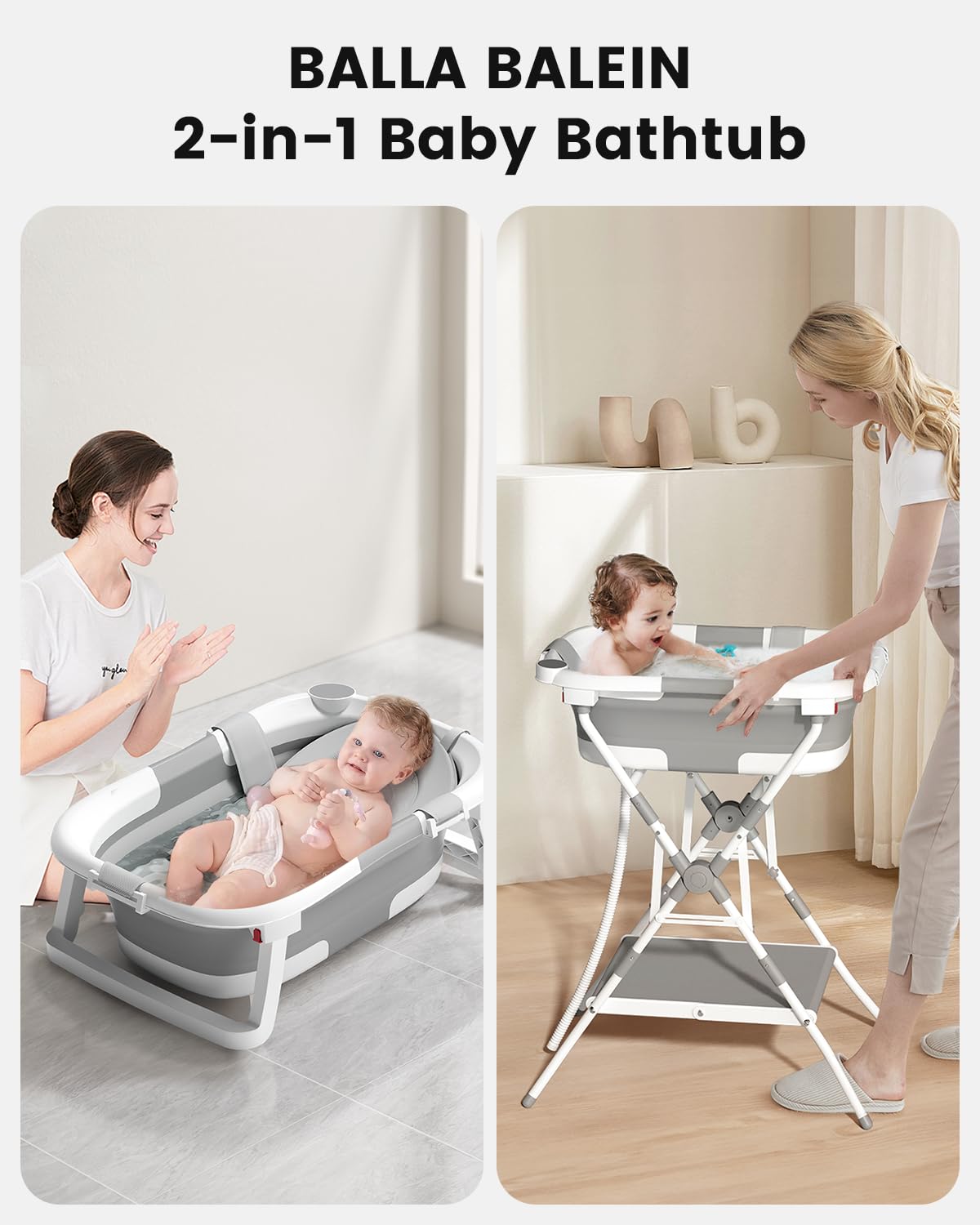 BALLA BALEIN 2-in-1-collapsible-bath-tub collapses for easy storage after use.