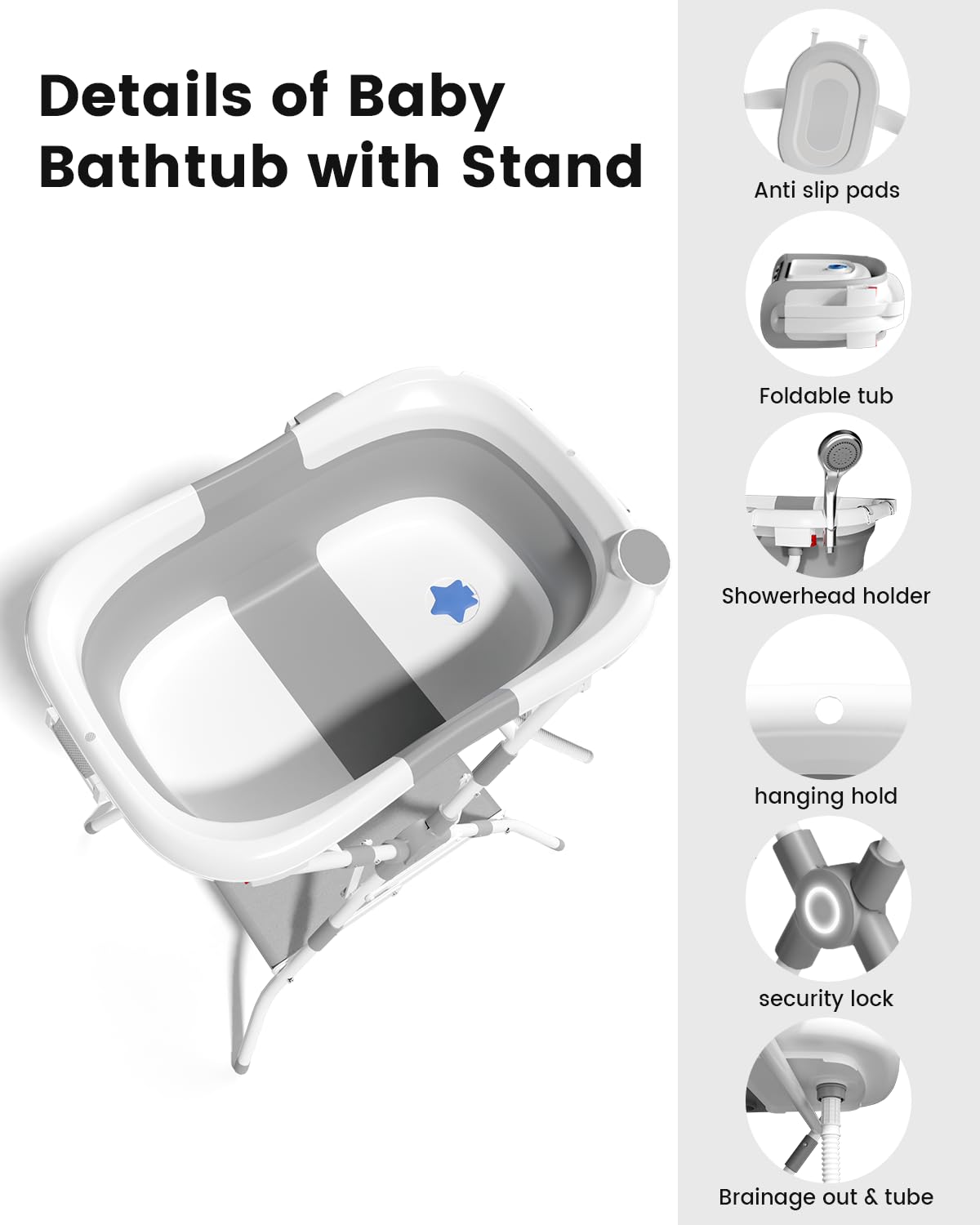 BALLA BALEIN soft-cushion-bath-pad provides gentle support during baths.