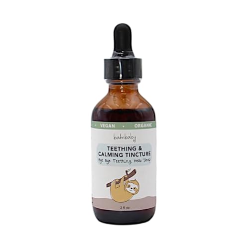 BALM! Baby teething tincture dropper ready for on-the-go use.