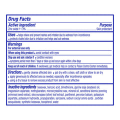 Balmex zinc oxide barrier cream highlights moisture protection for sensitive areas