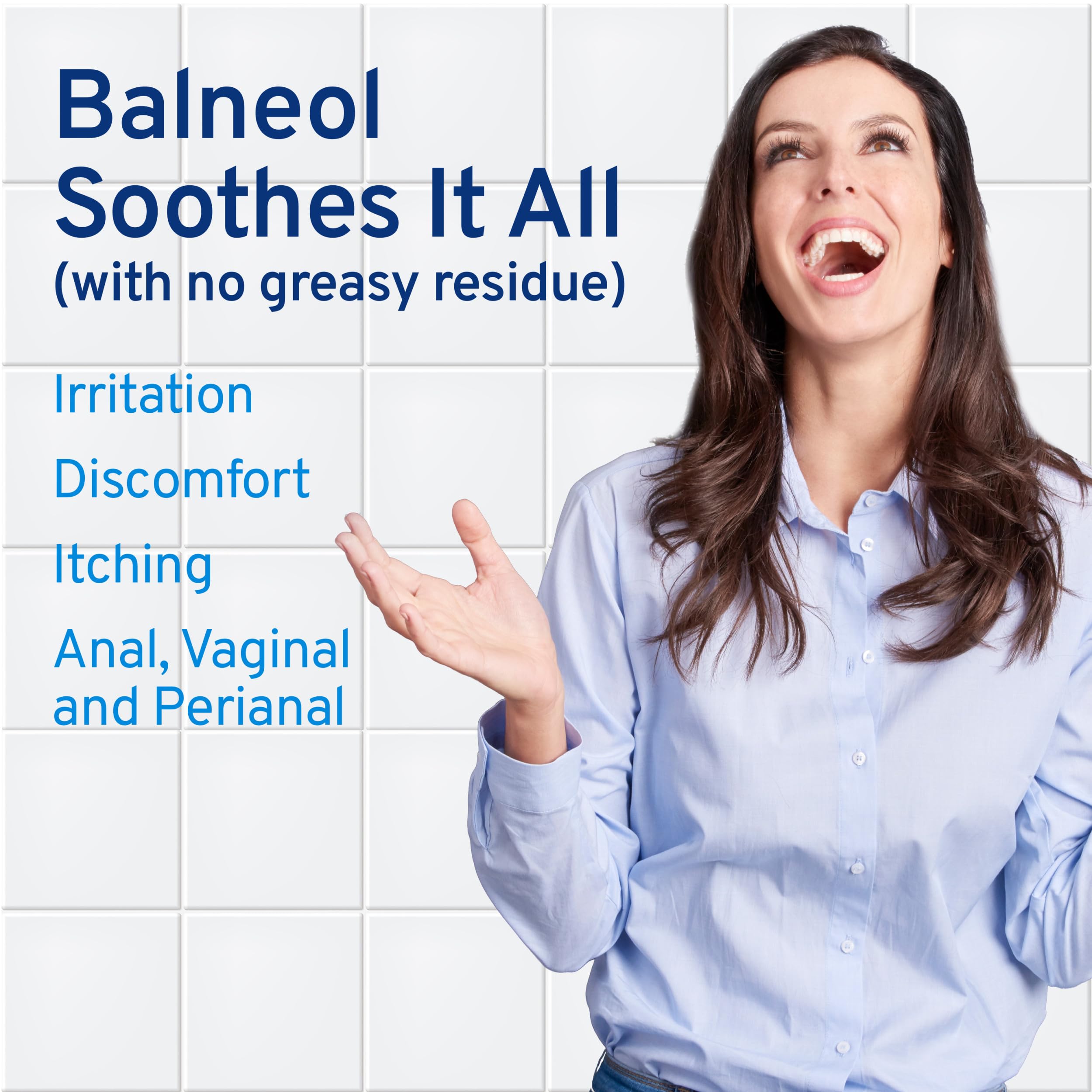 Balneol hygienic cleansing lotion silky texture indicates non-greasy moisturization for daily comfort.