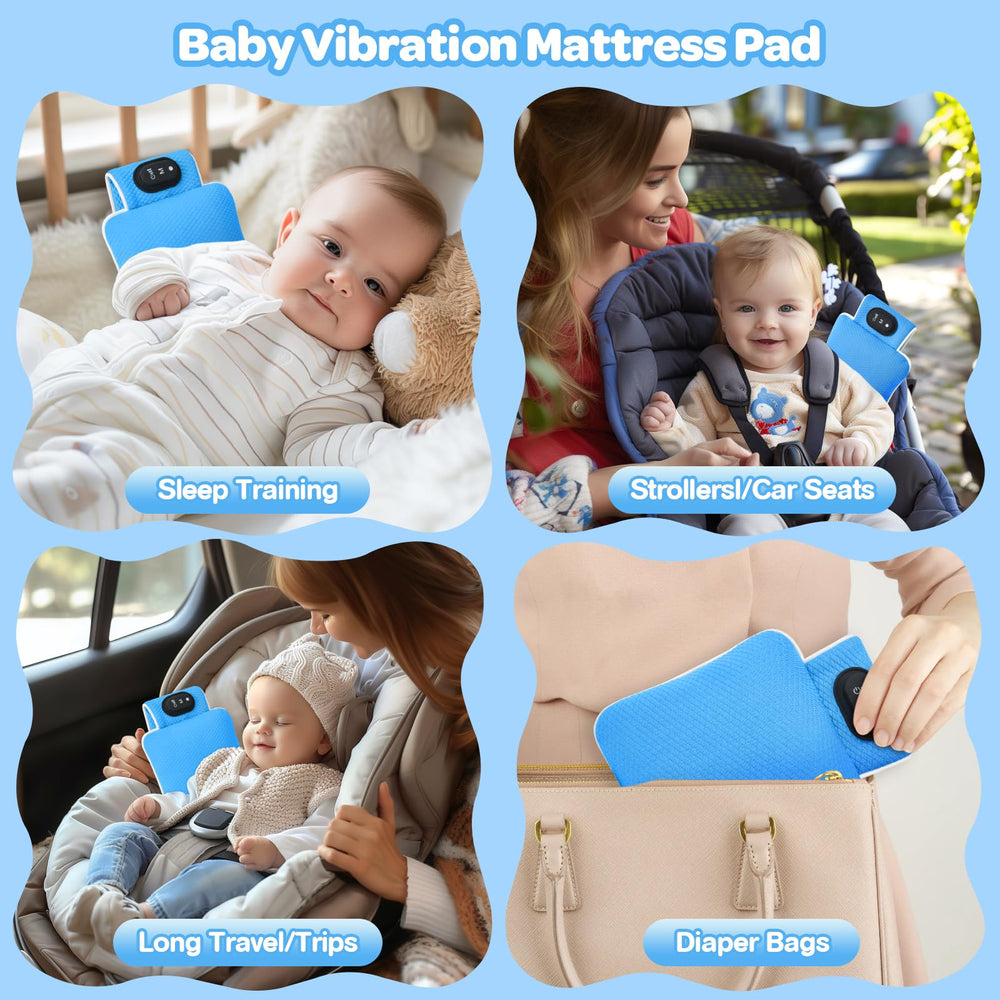 Balnore gentle vibration helps soothe baby without overstimulation.