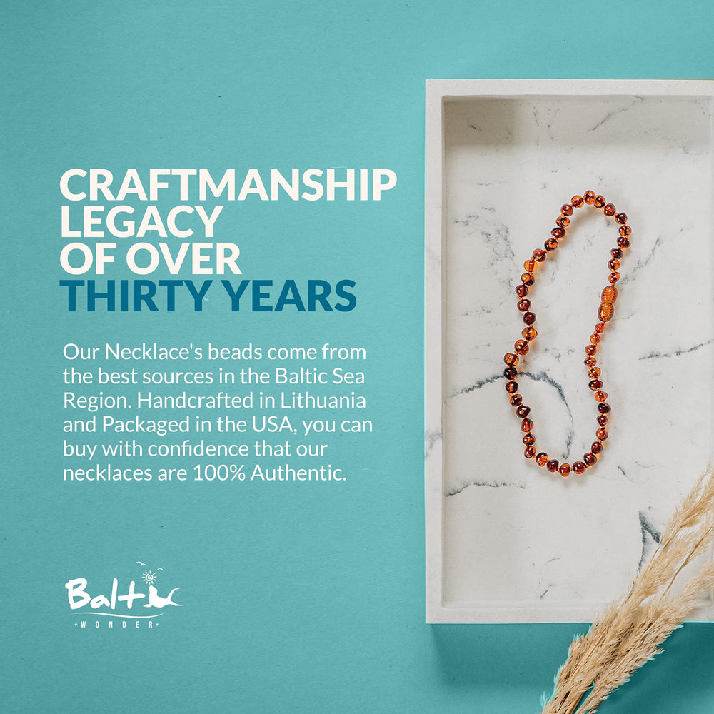 Baltic Wonder certificate confirms genuine amber origin and quality.