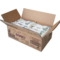 Bambo Nature wipe close-up shows 99% water formula for gentle cleansing