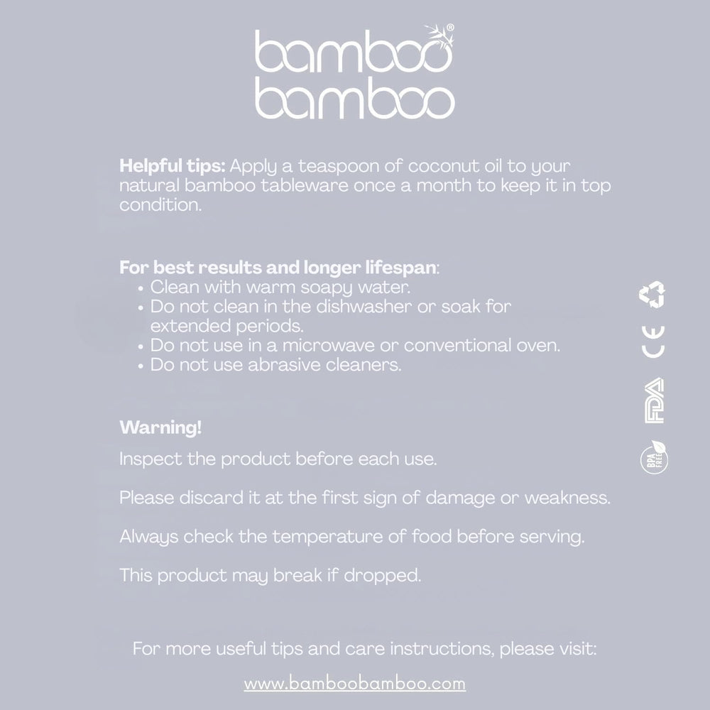 Bamboo Bamboo weaning plate supports transitioning to regular dishes.