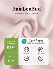 BambooBud fold-over mitten coverage guards tiny hands.
