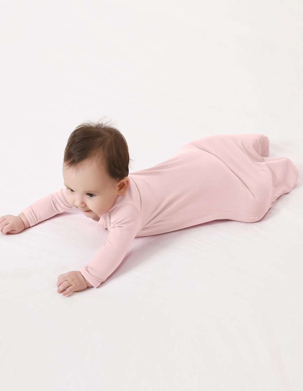 BambooBud one-snap foot pocket enables quick diaper changes.