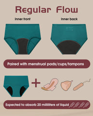 Bamboo Cool four-layer diagram shows absorbent and waterproof layers