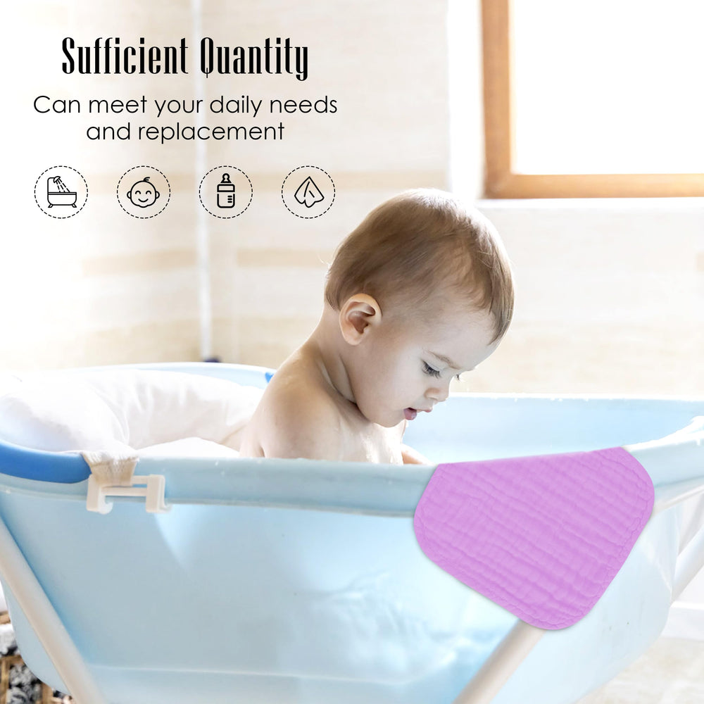 Bamboo Queen 12-pack Sakura washcloths for versatile baby care