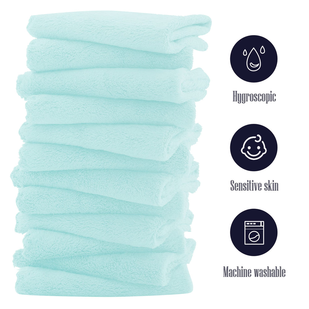 BAMBOO QUEEN washcloths suitable for babies, newborns, and toddlers