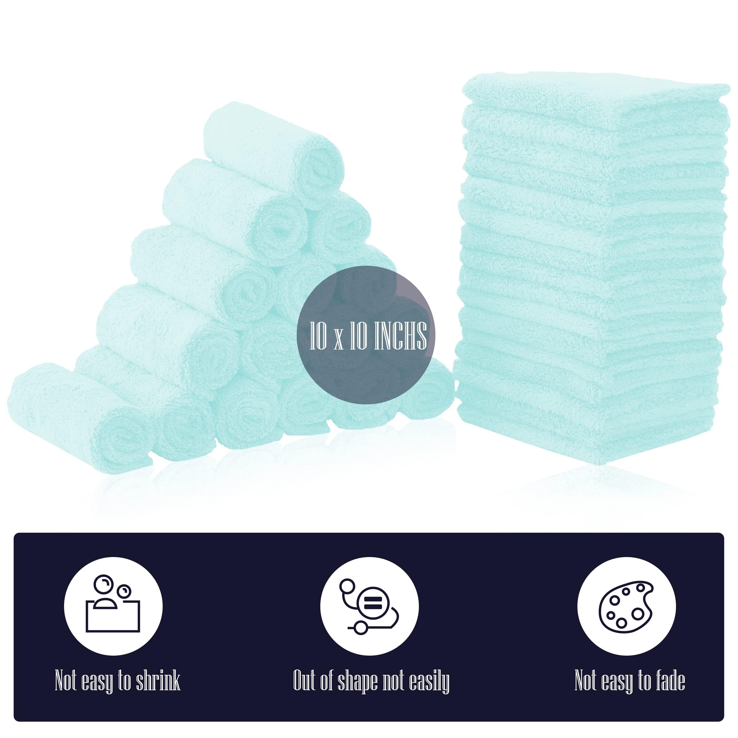 BAMBOO QUEEN baby washcloths ideal for travel and care