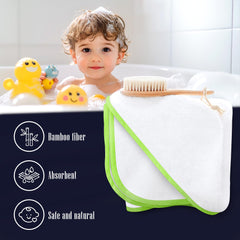 Bamboo Queen 500gsm hooded towel, highly absorbent for quick drying after bath.