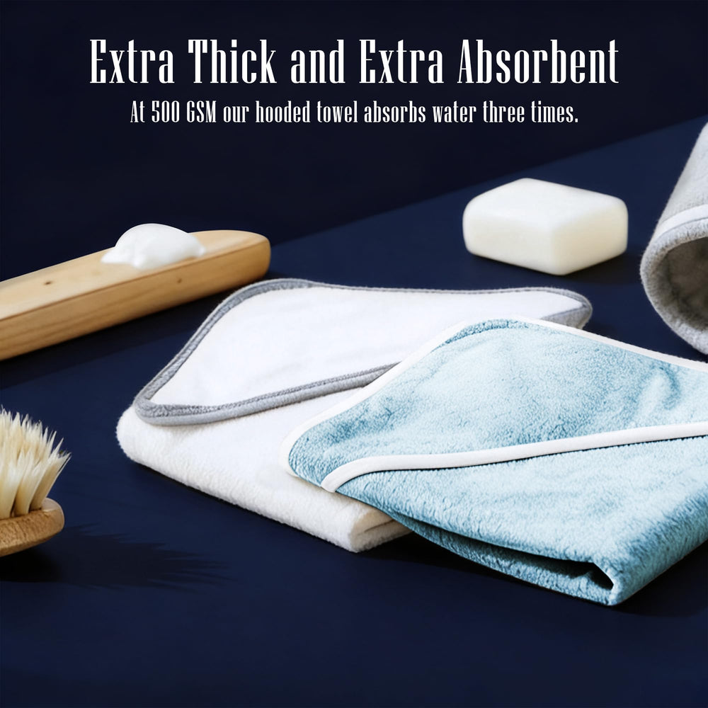 BAMBOO QUEEN baby registry gift ready, ultra-soft towel duo.