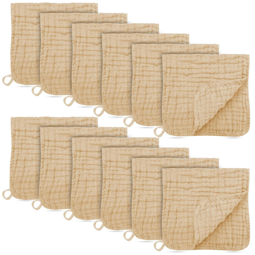 BAMBOO QUEEN burp cloths pack ready for daily baby messes.
