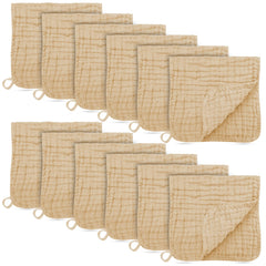BAMBOO QUEEN burp cloths pack ready for daily baby messes.