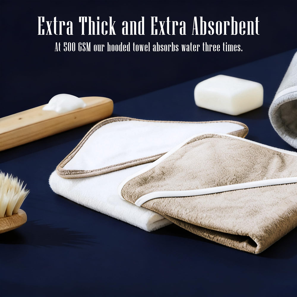 Perfect post-bath towel for baths, pools, and beach time