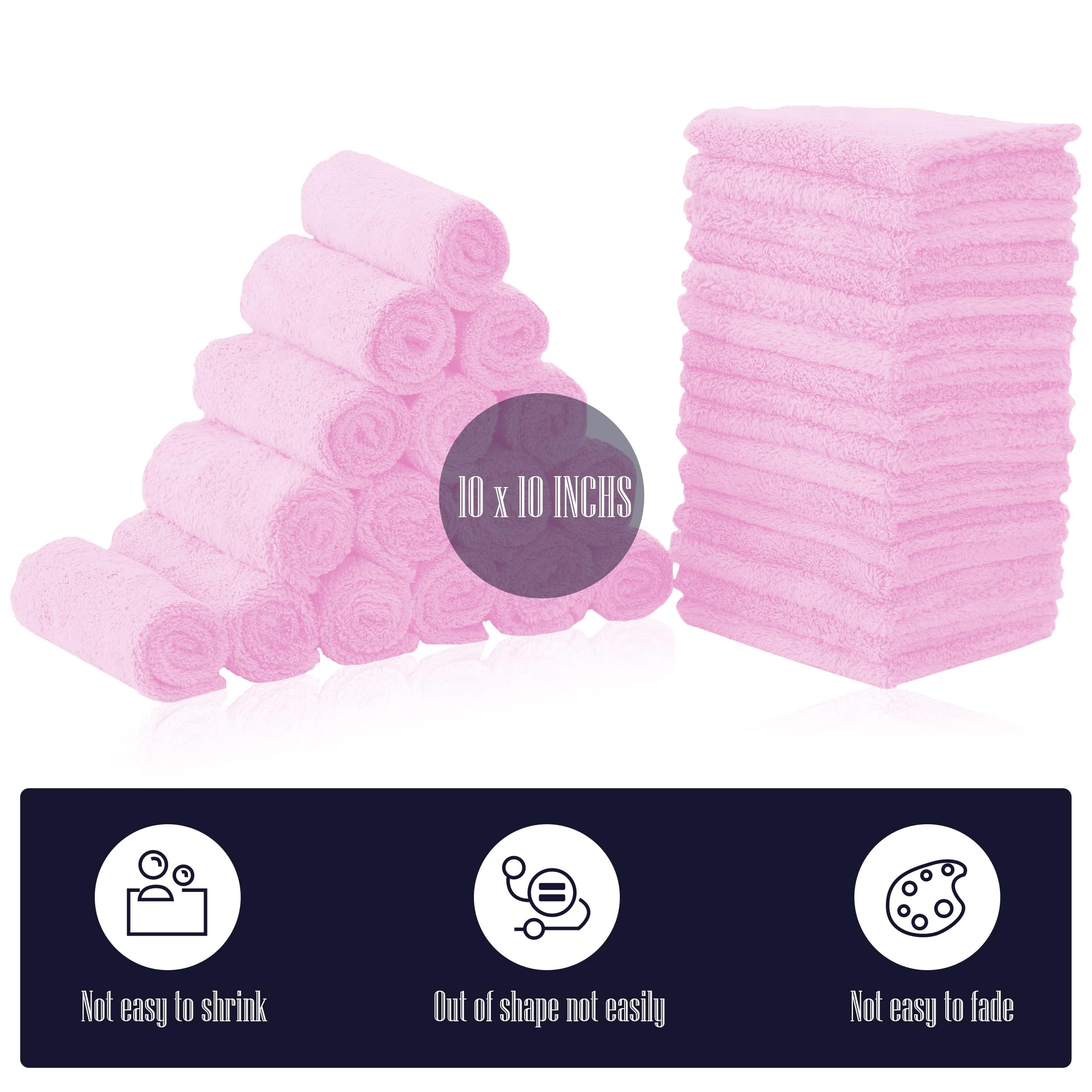 BAMBOO QUEEN versatile baby washcloths for multiple uses like burp cloth and face towels