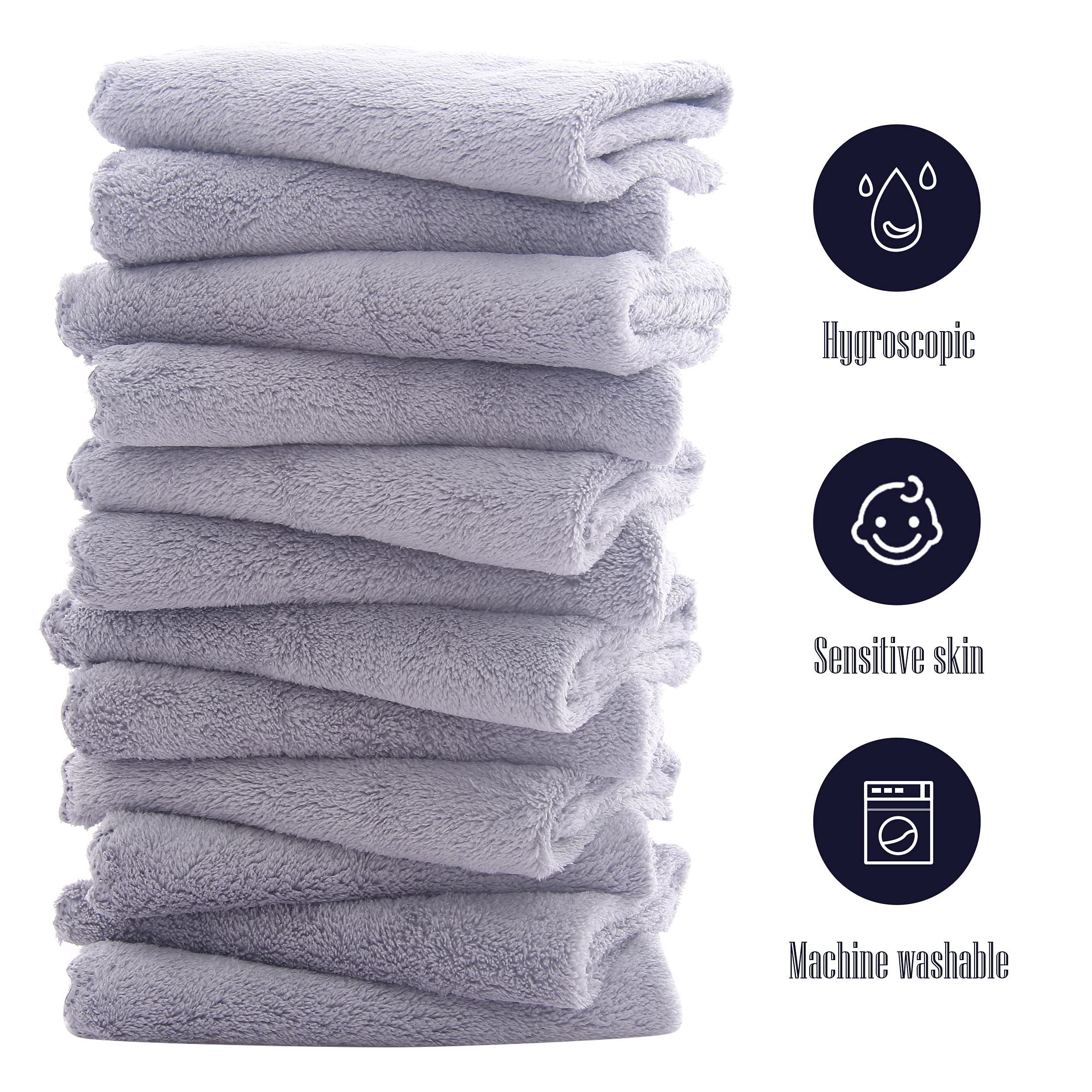 Bamboo Queen quick-foam cloths produce lather and dry fast.