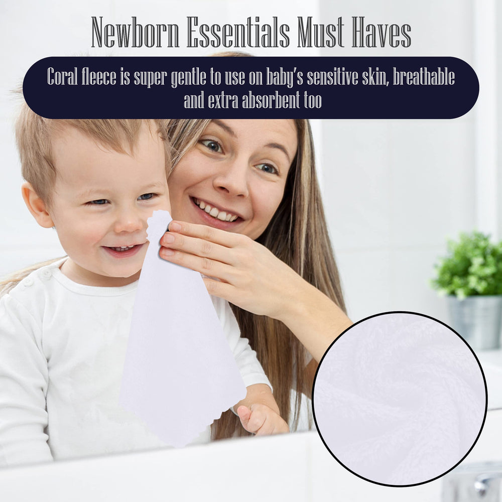 Soft coral fleece texture creates a comforting bath experience.