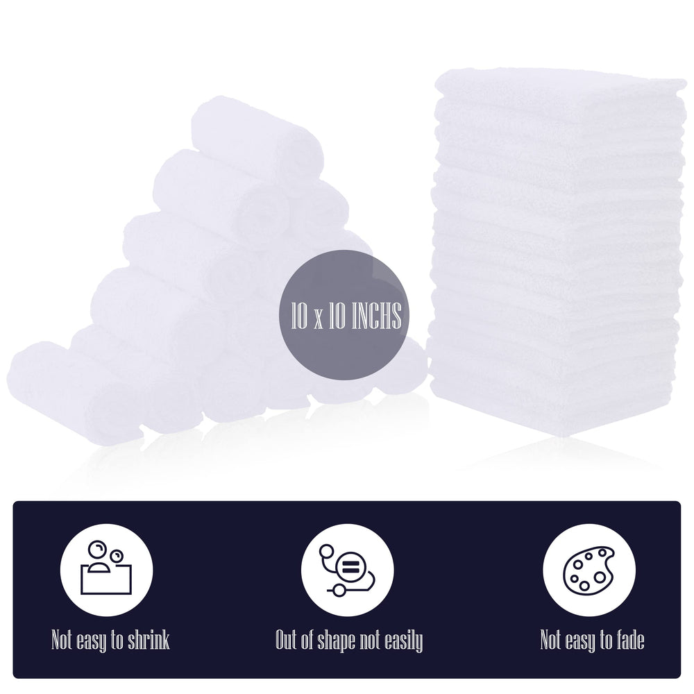 BAMBOO QUEEN coral fleece washcloths deliver breathable softness for delicate skin.
