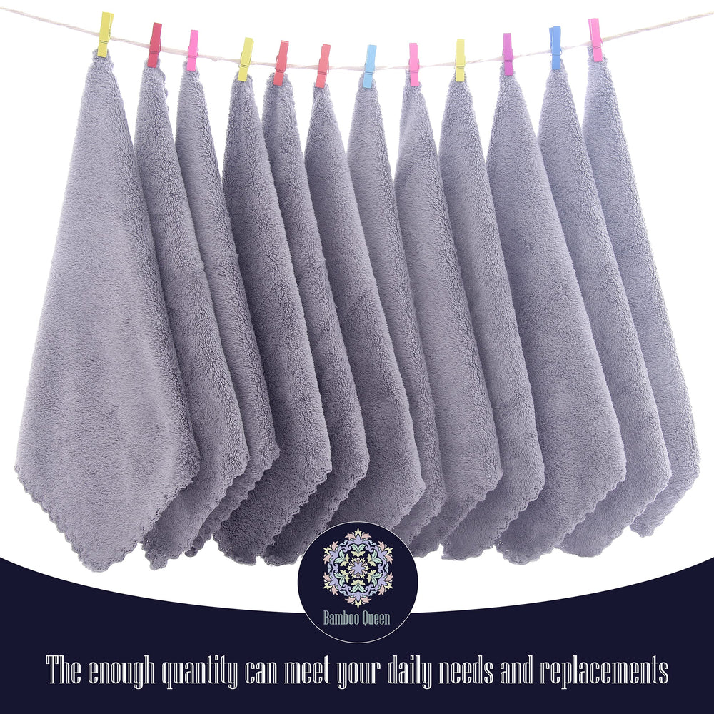 Bamboo Queen ultra-absorbent fabrics lift water and soap quickly.