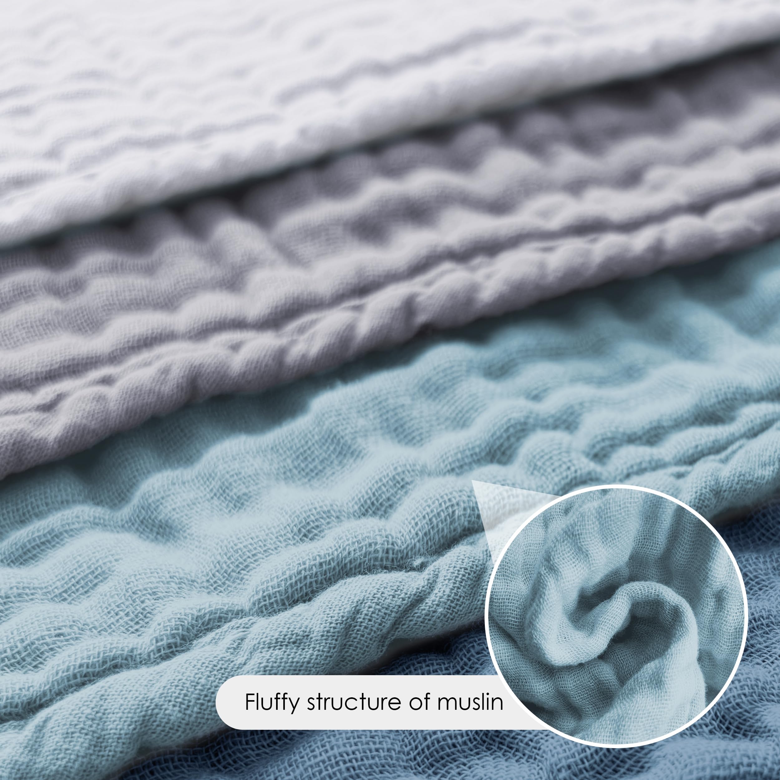 BAMBOO QUEEN reinforced-stitching washcloths stay soft after washing.