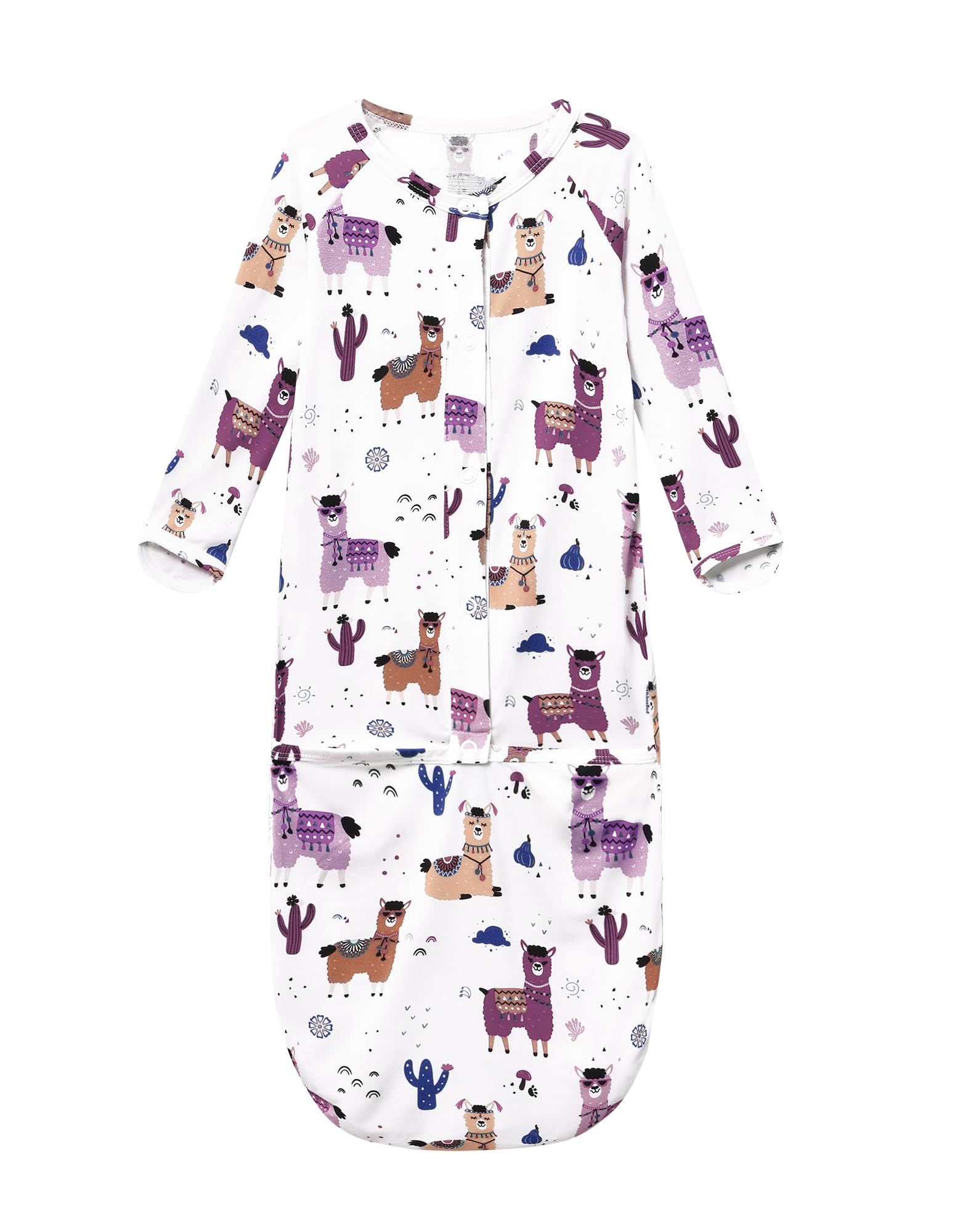 BambooBud baby gown soft fabric close-up highlighting silky viscose blend for gentle skin touch