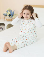 BambooBud sleep sack with higher leg inseam supports safe movement.