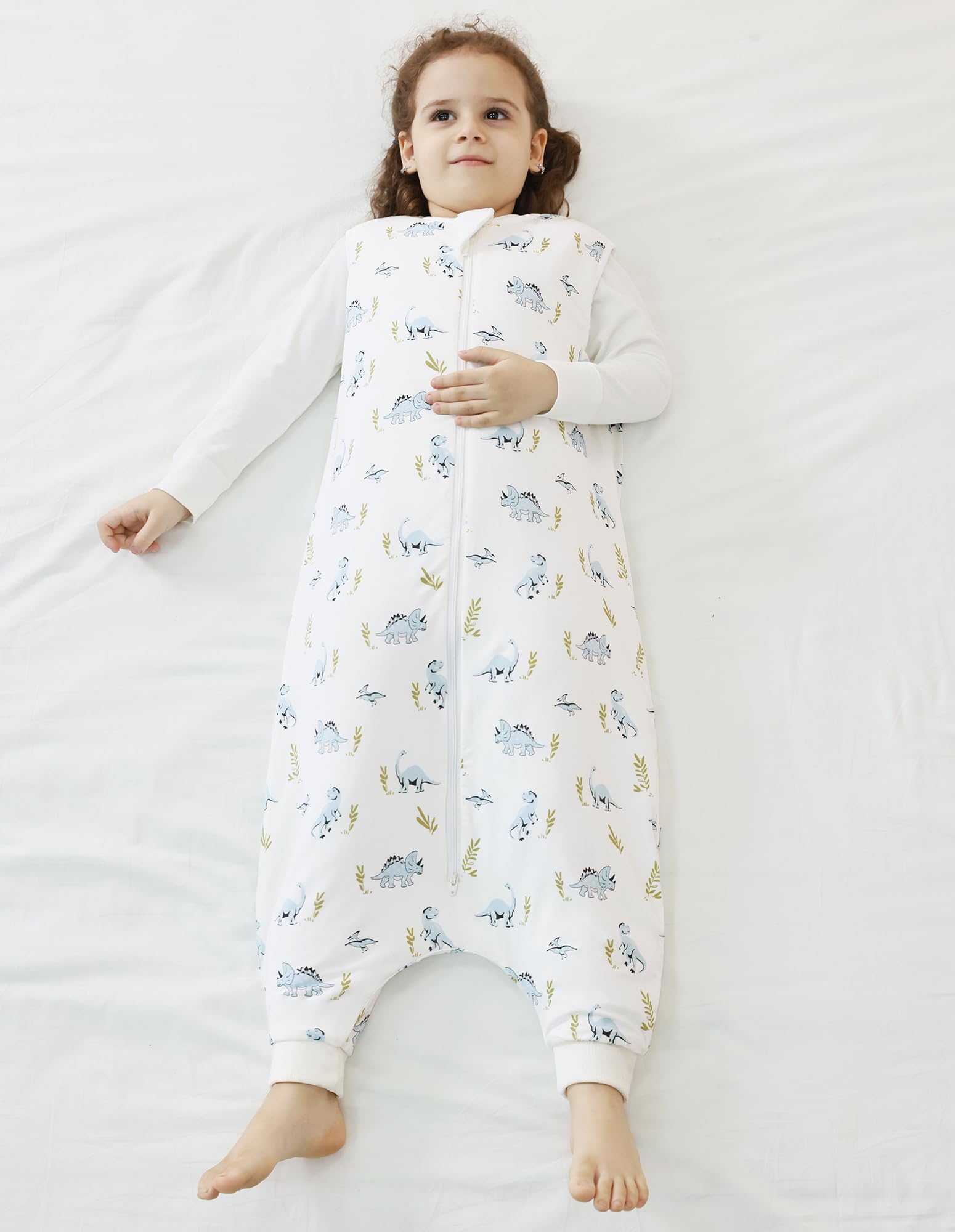 BambooBud safe leg inseam supports safe crib movement