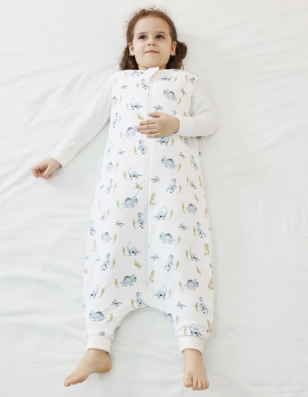 BambooBud safe leg inseam supports safe crib movement